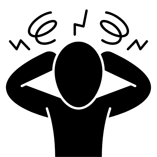 Icon of a person with racing thoughts
